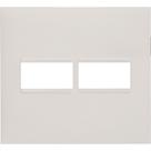 Espelho Placa Pial Plus+ Branco 4X4 2Mod.Horz 618511Bc