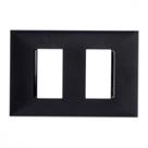Espelho Placa Pial Plus+ Preto 4X2 2Mod.Dist 8506Pt Espelho Placa Pial Plus+ Preto 4X2 2Mod.Dist 8506Pt