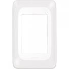 Espelho Placa Pial Pop C/Suporte 4X2 3Int Lgp23 Branco