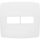 Espelho Placa Radial Modular Branco 4X4 2Mod 1703011