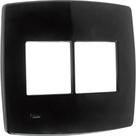 Espelho Placa Radial Modular Preto 4X4 4Mod 1704007 Espelho Placa Radial Modular Preto 4X4 4Mod 1704007