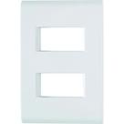 Espelho Placa Tramontina Liz 4X2 2Int Dist 106/206 Espelho Placa Tramontina Liz 4X2 2Int Dist 106/206