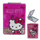 Espelho Portátil Hello Kitty Acessório Infantil Maquiagem