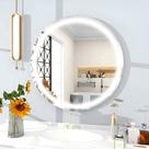 Espelho Redondo 80x80 Com Led Touch Moderno Luxo