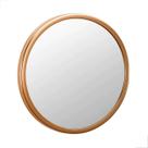 Espelho Redondo Com Moldura Aro Decorativo 30cm Rose Gold