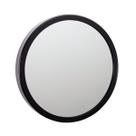 Espelho Redondo Com Moldura Aro Decorativo 50cm Preto