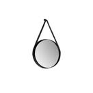 Espelho Redondo Decorativo 60 cm Com Alça Venezia Preto Espelho Redondo Decorativo 60 cm Com Alça Venezia Preto