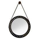 Espelho Redondo Decorativo Mandala Com Alça 60cm + Suporte
