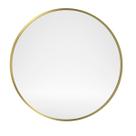 Espelho Redondo Grande 50cm Decor - Moldura Alumínio Dourado