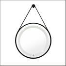 Espelho Redondo Iluminado 60cm X 60cm com Alça Touch 2 Leds Adnet Reduna