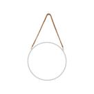 Espelho Redondo Suspenso com Corda de Sisal - 30 cm de Diâmetro Espelho Redondo Suspenso com Corda de Sisal - 30 cm de Diâmetro