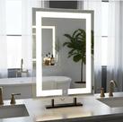 Espelho Retangular 70x50 Iluminado Led Touch Bancada Simples