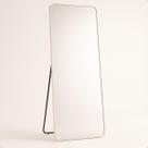 Espelho Retangular Corpo Inteiro 150x60 Com Suporte de Chão Moldura Alumínio Quarto Sala Decorativo