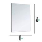Espelho Retangular Grande Decorativo Multiuso Para Quarto Sala Banheiro diversos Tamanhos