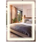 Espelho Retangular Led 60x40 Jateado Vertical Horizontal Espelho Retangular Led 60x40 Jateado Vertical Horizontal