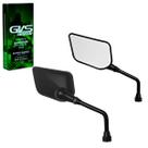 Espelho Retrovisor Asa Preto Rosca Yamaha Ybr Fazer Factor