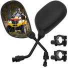 Espelho retrovisor ATV LEIMO KPARTS 360 graus tipo bola