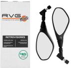Espelho Retrovisor BMW F650 F800 F1200 (Par) Rosca Honda 360 Graus - VGN