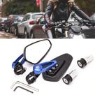 Espelho retrovisor de motocicleta azul CNC para Honda GROM MXS125