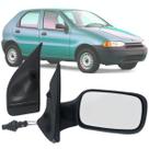 Espelho Retrovisor Direito Carona Fiat Palio Weekend Siena 96 97 98 99 2000 de 4 Portas Com Acabamento e Regulagem Interna