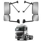 Espelho Retrovisor e Auxiliar p MB Atego 2010 2011 2012 2013