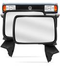 Espelho Retrovisor esquerdo fixo Gol Saveiro Voyage Parati 83 a 87