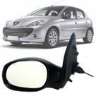 Espelho Retrovisor Esquerdo Motorista Condutor Peugeot 206 207 1999 2000 2001 2002 2003 2004 2005 2006 2007 2008 2009 2010 2011 2012 2013 2014 2015