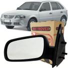 Espelho Retrovisor Esquerdo Motorista Volkswagen Gol Parati Saveiro G3 G4 1999 a 2014 Sem Controle de Regulagem Interno para Veículos 4 Portas