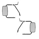 Espelho Retrovisor Ford F1000 1979 1980 Completo Plano - Par