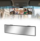 Espelho retrovisor HMMTyrack Chrome antirreflexo de 25 cm de grande angular