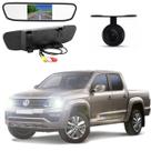 Espelho Retrovisor LCD4.3+Câmera de Ré Amarok 2010 2011 2012 2013 2014 2015 2016 2017 2018 2019 2020 2021 2022 2023 2024