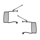 Espelho Retrovisor Vw Worker 23.220 / 31.310 Plano Par