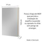 Espelho Spitze Borda Infinita 77cm x 122cm importado