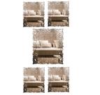 Espelho Veneziano Decorativo Sala 38125 Kit 5 Pçs