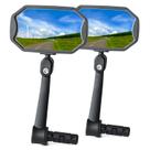 Espelhos de bicicleta BriskMore BT-015 de vidro convexo de alta definição 1 par