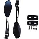 Espelhos de motocicleta XYZCTEM Gloss Black para Yamaha Suzuki Honda Kawasaki