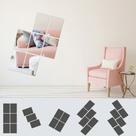 Espelhos Flexiveis Acrilico 30x40 Adesivados Decoracao Moderno Prova De Criancas Kit