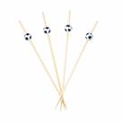 Espetinho Bolinha De Futebol Decoração De Pratos Espeto Palito Decorado para Lanche Hambúrgue Porções Salgados Doces e Drinks