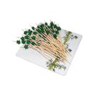Espetinho Estrela Verde 12cm 200 Un Petisco Festa Buffet