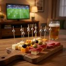 Espetinhos Para Comida De Boteco Tema Futebol Unidades Ecologicos Decorativos