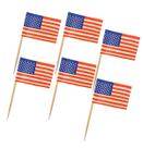 Espeto Bandeira Estados Unidos Hambúrguer Buffet 100 Un