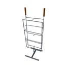 Espeto Costela Costelão Fogo Chão Base Giratória 104X35Cm.
