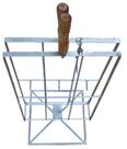 Espeto Costela Fogo Chão Galvanizado C/base Giratoria P/25kg Espeto Costela Fogo Chão Galvanizado C/base Giratoria P/25kg