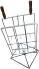 Espeto Costela Fogo Chão Galvanizado C/base Giratória P/25kg