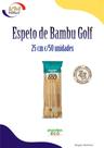 Espeto de Bambu Golf 25 cm c/50 unid. - Inove - petisco, hambúrguer, sanduíche (17238)