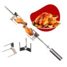 Espeto de Garras Giratório Inox para Frango Issi Grill Qualidade Premium