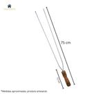 Espeto Duplo Redondo 75 cm Fz - Fund Petrópolis