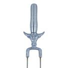 Espeto Duplo Zavi Grill de Inox para Carnes 68cm com Cabo de Alumínio