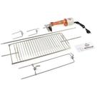 Espeto Giratório Elétrico Kit Grelha Petisco Espegrill 220V