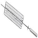 Espeto Grelha Grill Giratório Para Frango/Peixe/Linguiça/Coração